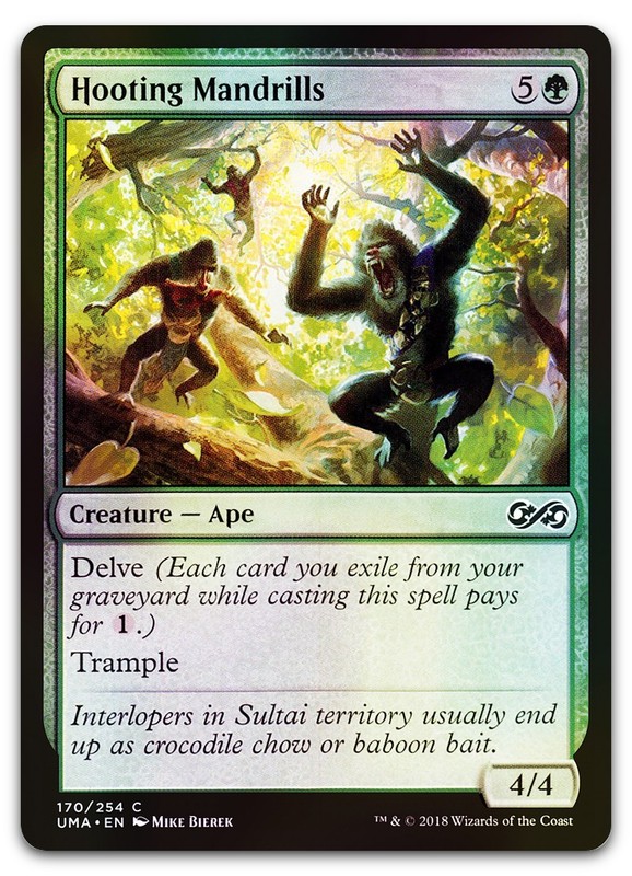 Hooting Mandrills #170 (Foil) (NM) Ultimate Masters UMA Magic MTG