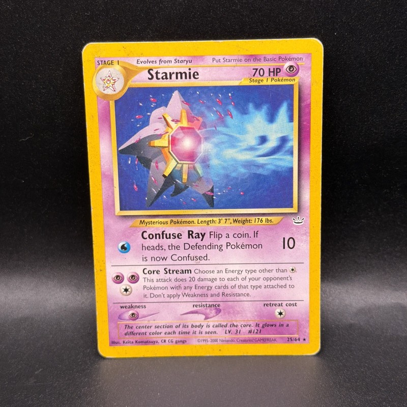Pokémon TCG Starmie Neo Revelation 25/64 Regular Rare