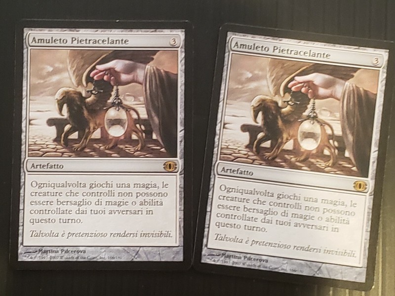 2x Veilstone Amulet Italian Future Sight