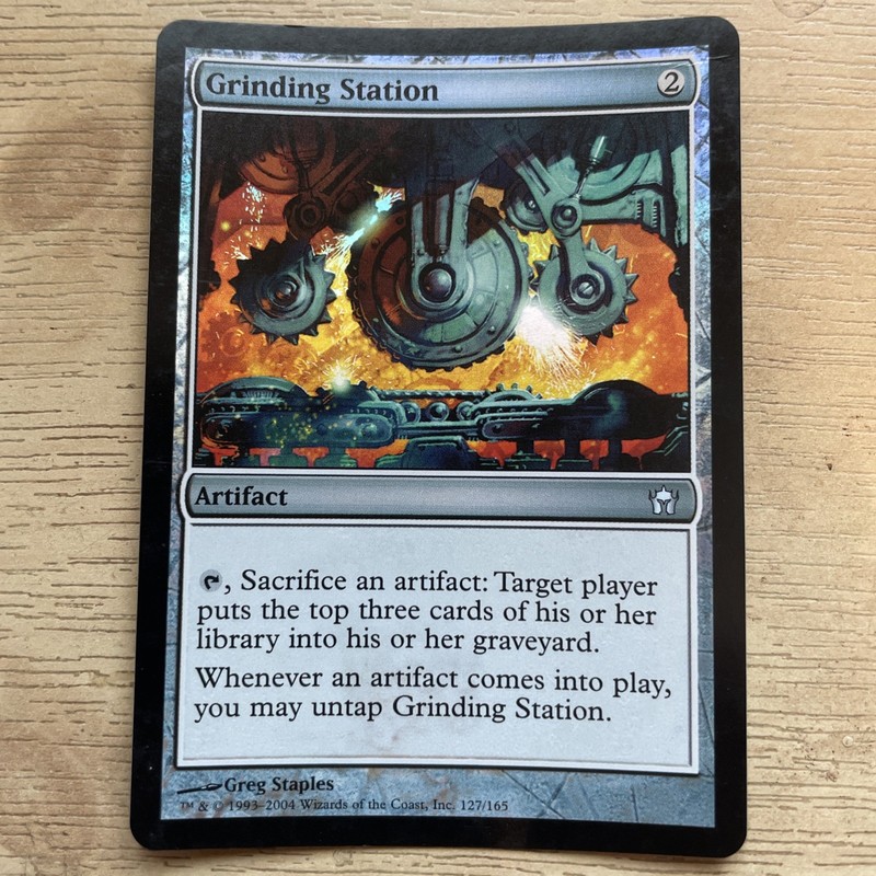 Grinding Station FOIL MTG Fifth Dawn MP