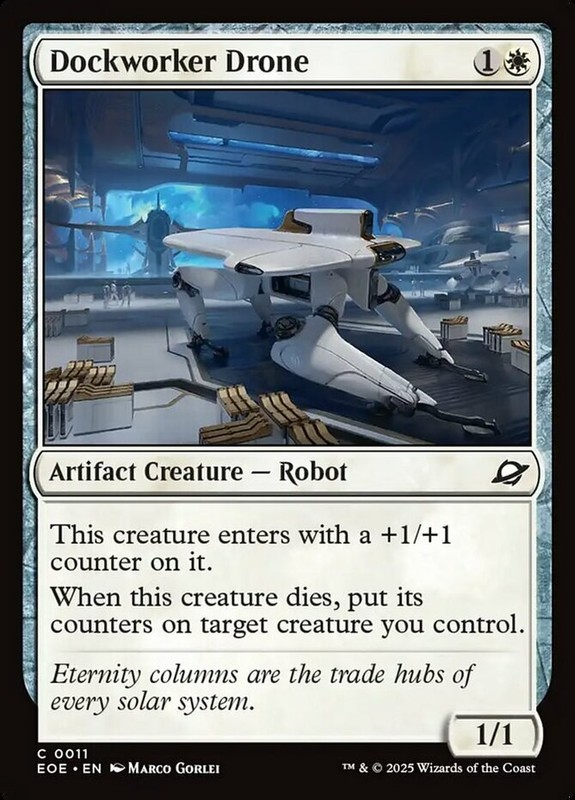 Dockworker Drone~0011~NM~(EOE) – Edge of Eternities~MTG