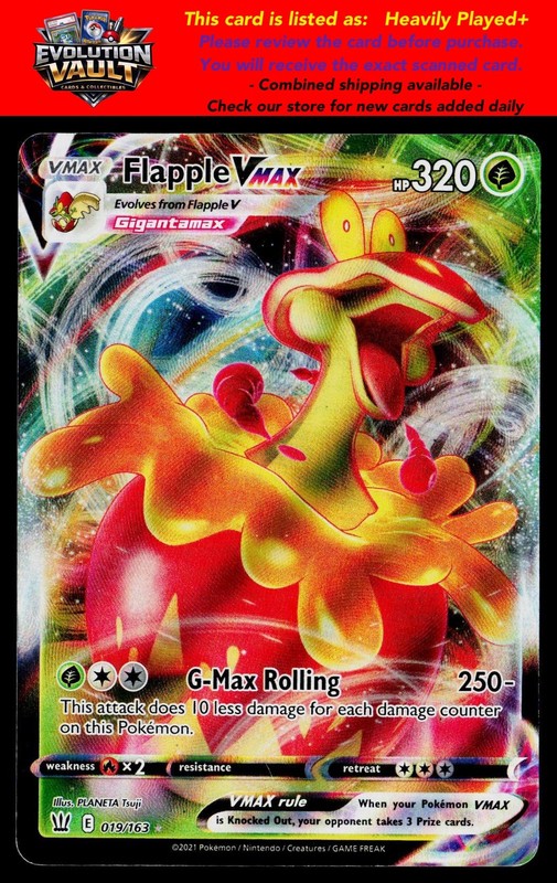 SWSH05: Battle Styles #019/163 Flapple VMAX