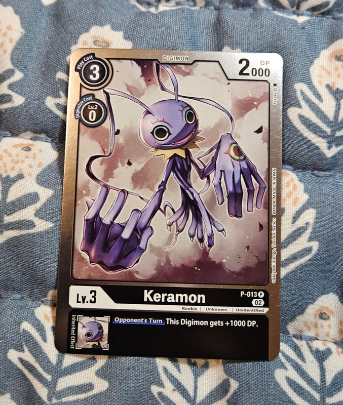Keramon FOIL P-013 Resurgence Booster Reprint P-013 P – Digimon LP