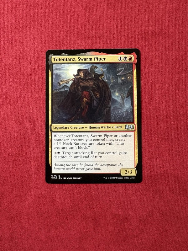 Totentanz, Swarm Piper – Wilds of Eldraine WOE Magic The Gathering MTG #216 NM