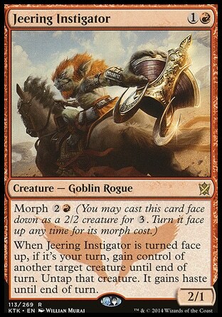 Magic the Gathering MTG Jeering Instigator (113) Khans of Tarkir LP