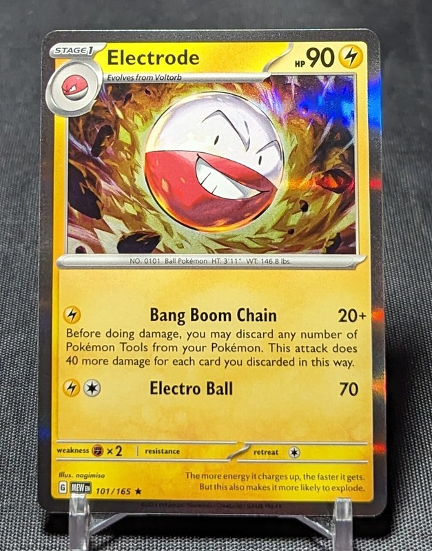 Electrode Rare Holo Scarlet & Violet 151 Pokemon TCG Card 101/165