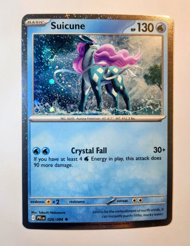 Suicune 026/094 & Kyogre 034/132 Cosmos Holo Knockout Promo Pokémon TCG Mega Evo gallery