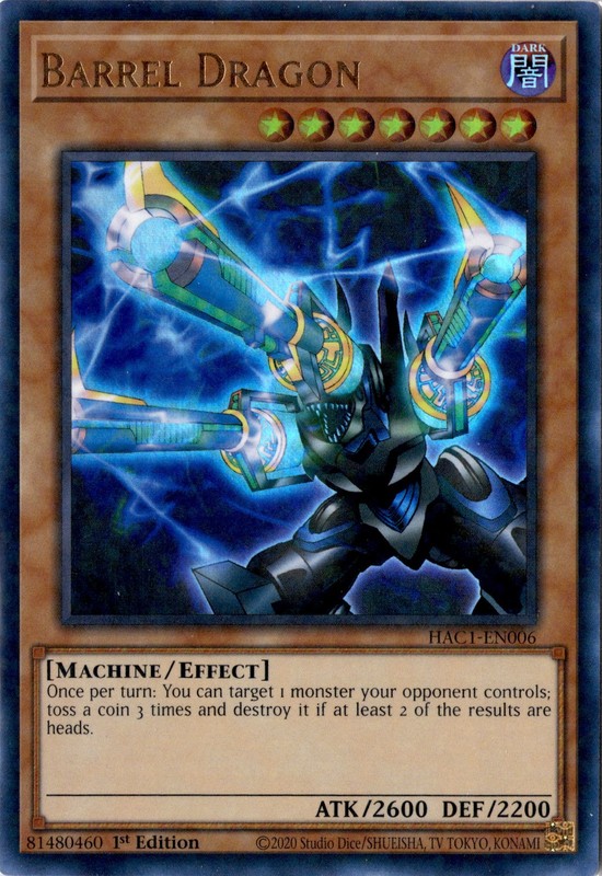 Barrel Dragon (Duel Terminal) [HAC1 – HAC1-EN006] LP Duel Terminal Technology…