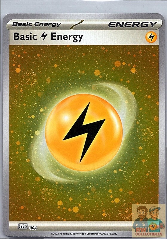 Basic Lightning Energy (Cosmos Holo) 004 Holo SVE: Scarlet & Violet Energies