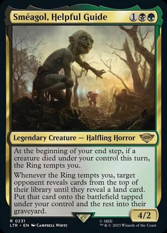 x1 Smeagol, Helpful Guide R MTG The Lord of the Rings: Tales of Middle-Earth M/N
