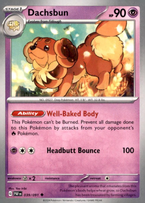 SV: Paldean Fates #039/091 Dachsbun