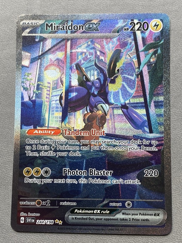 Miraidon ex 244/198 | Scarlet & Violet Holo Rare NM