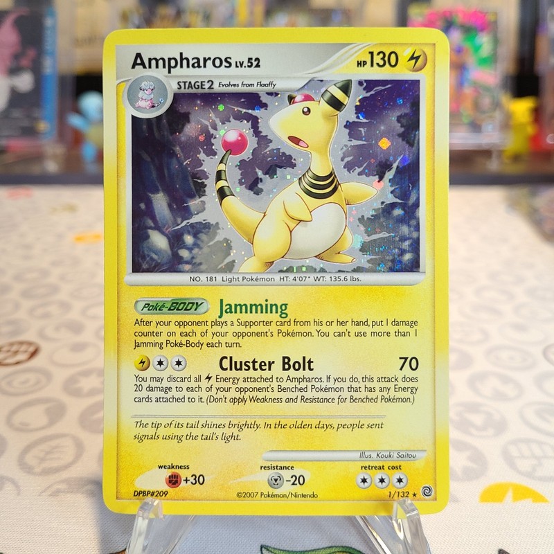Ampharos 1/132 Secret Wonders Holo