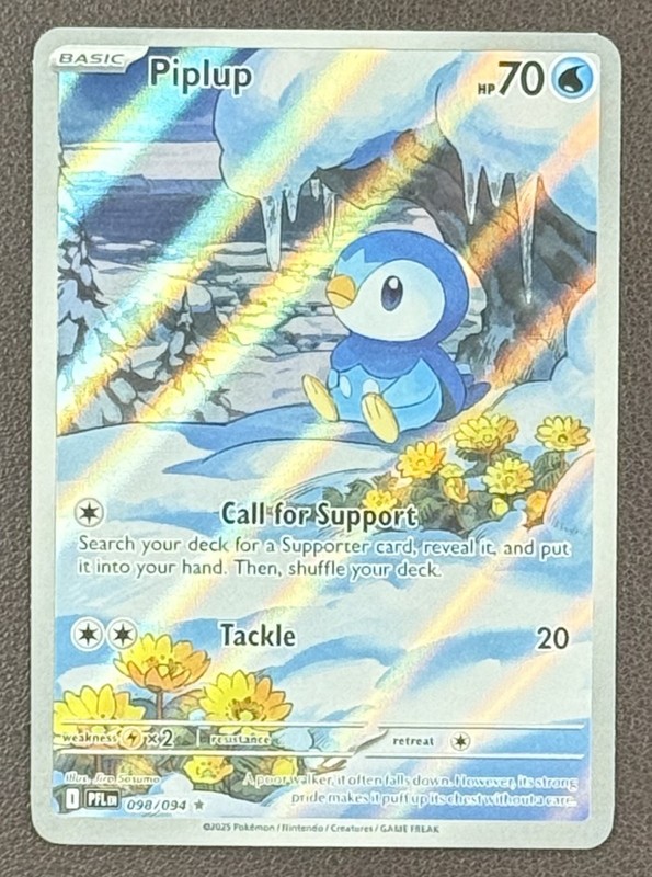 Piplup 098/094 Me02: Phantasmal Flames Holo