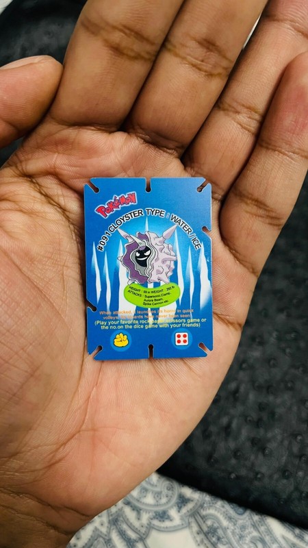 CLOYSTER TANGELA TENTACRUEL VINTAGE Jenga Cards – Cheetos India 2004
