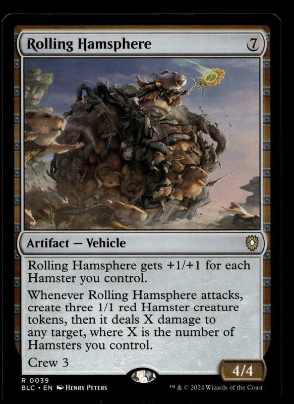 Rolling Hamsphere #39 MTG Bloomburrow NM X1