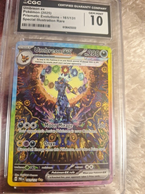 Umbreon EX Sir 161/131 Prismatic Evolutions CGC 10 Gem Mint