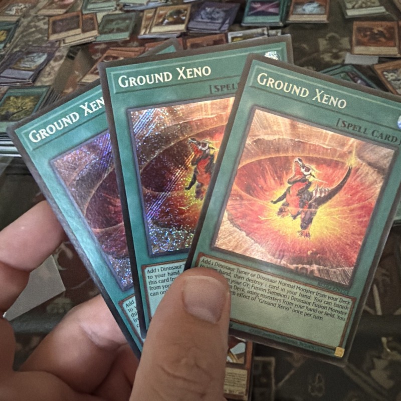 3x Ground Xeno 1st Edition Secret Rare BLGG-EN123 Yu-Gi-Oh!