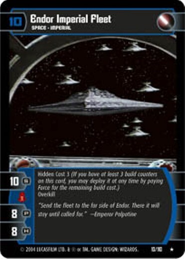 STAR WARS TCG WOTC RETURN OF THE JEDI ENDOR IMPERIAL FLEET 10/110 GEM MINT