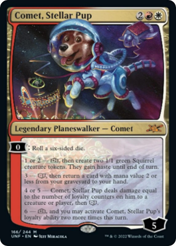 MTG Foil – Comet, Stellar Pup – 166 / NM / English
