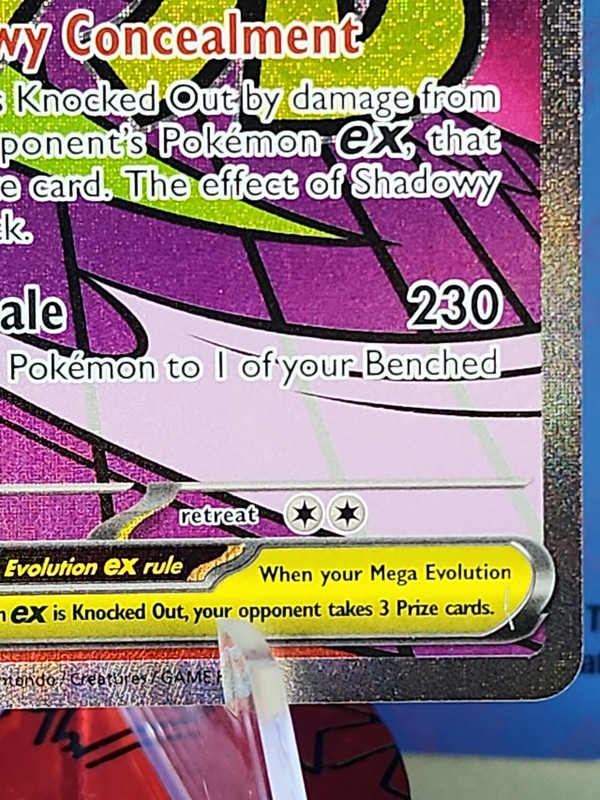 Pokemon TCG Mega Gengar Ex 269/217 Mega Attack Rare Ascended Heroes VERY CLEAN gallery