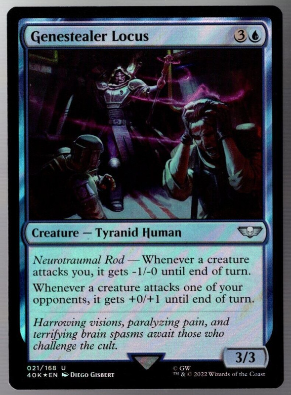 Genestealer Locus 021/168 Uncommon Surge Foil Warhammer 40K MTG NM