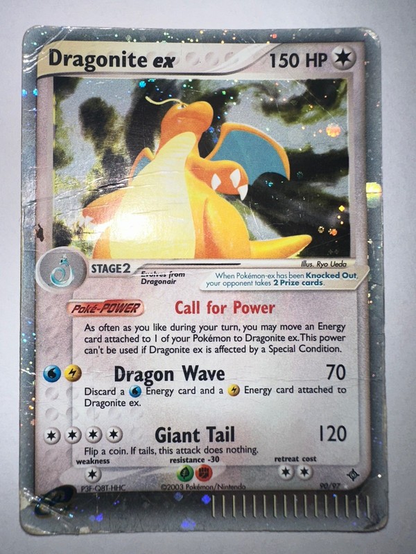 Pokemon EX DRAGON – #90/97 Dragonite ex – Ultra Rare Holo – ENG –