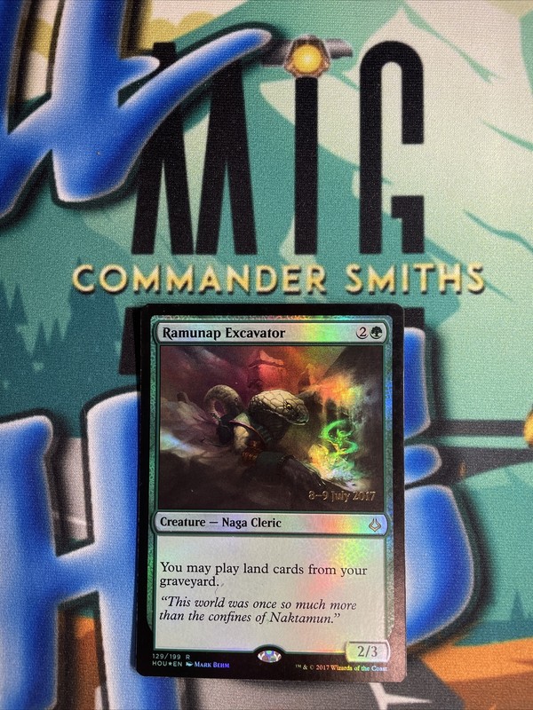 1x Ramunap Excavator ✨ Prerelease FOIL ✨ MTG NM Mint Hour of Devastation PROMO