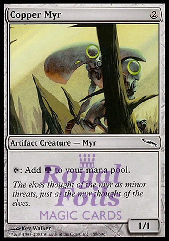 Copper Myr 1x FOIL MDN MTG Mirrodin Common MINT artifact green