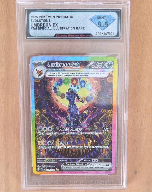 Pokémon Prismatic Evolutions Umbreon ex 161/131 Special Illustration Rare DSG 9…