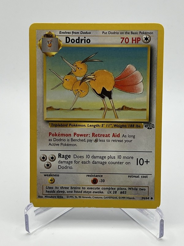 Dodrio #34/64 Uncommon 1999 Pokemon Jungle