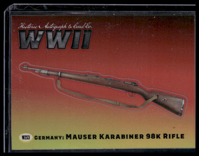 2025 Historic Autograph WW2 #W2S3 Germany Mauser Karabiner 98K Rifle Sticker