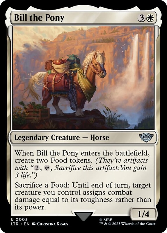 Bill the Pony (003) The Lord of the Rings: Tales of Middle-earth LTR MTG Magic