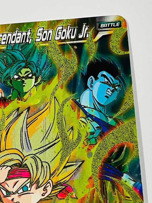 Distant Descendant Son Goku Jr BT4-123 SCR Dragon Ball Super Colossal Warfare NM gallery