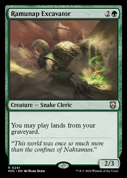 Ramunap Excavator MTG Commander Modern Horizons 3 Rare NM x1 – Magic Card