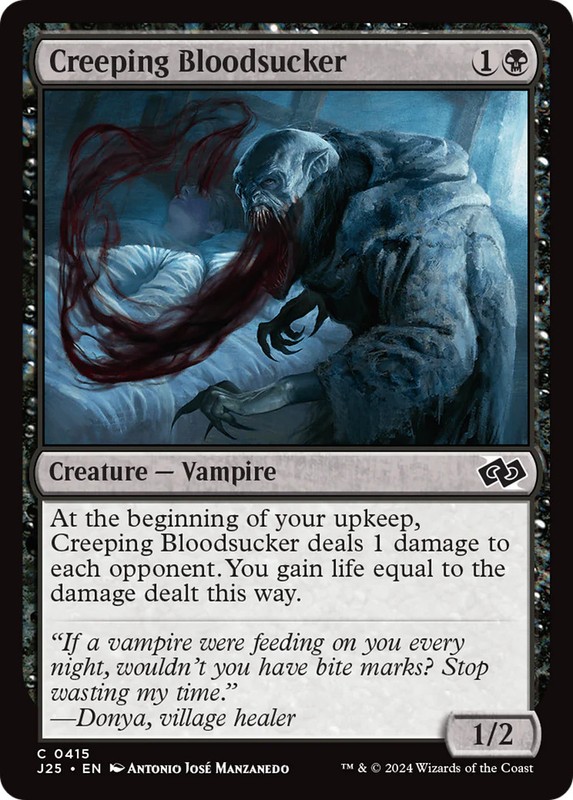 MTG Creeping Bloodsucker [Foundations Jumpstart] Near Mint Magic