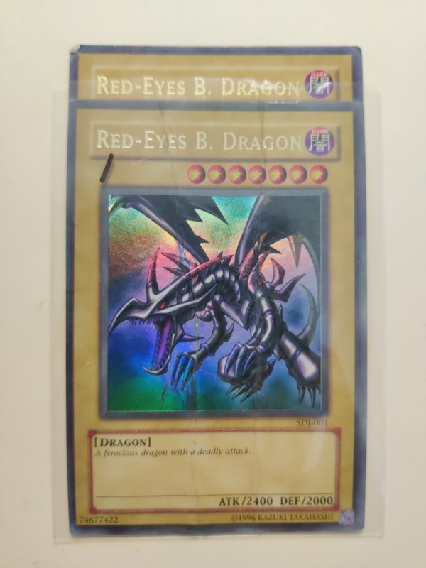 2x Red-Eyes Black Dragon SDJ-001 Ultra Rare Unlimited HP/DMG