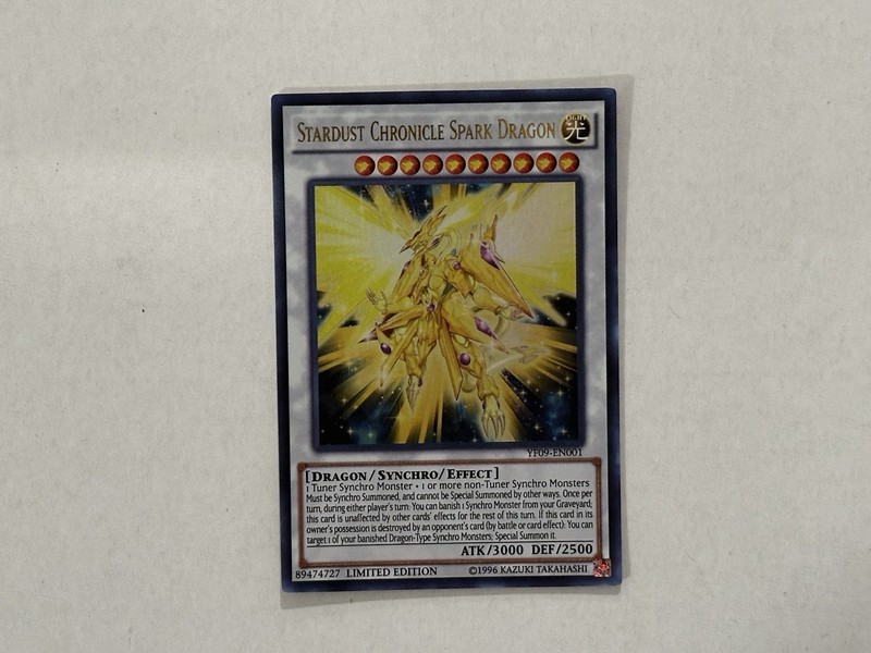 Yugioh Stardust Chronicle Spark Dragon – YF09-EN001 – Ultra Rare – Limited Ed NM