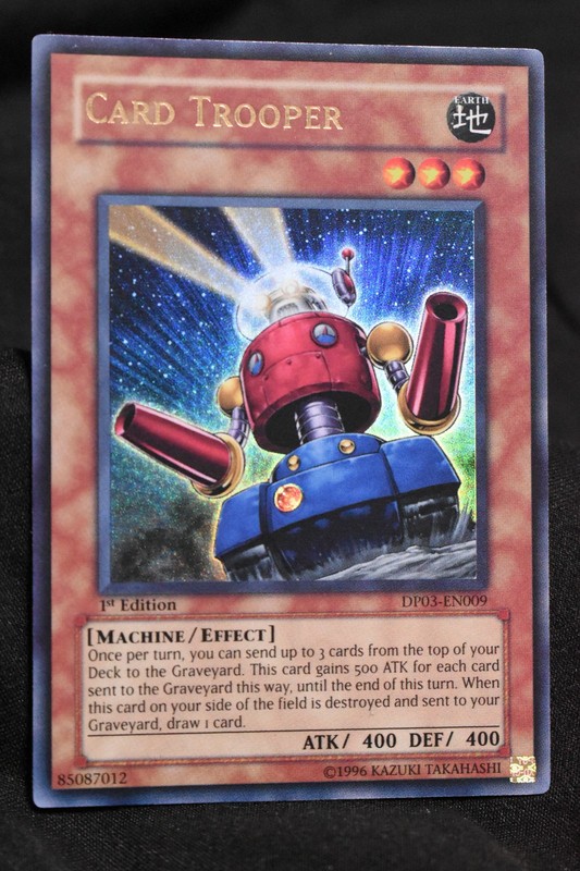 Card Trooper 1st Edition DP03-EN009 LP Ultra Rare Holo Jaden Yuki 2 Yugioh Card gallery