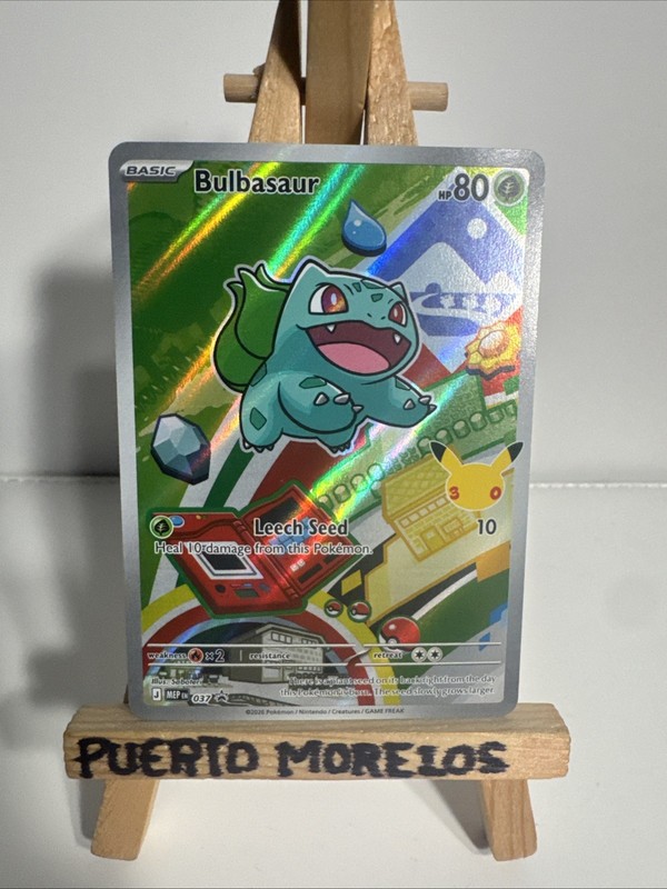 Bulbasaur 037 Me: Mega Evolution First Partner Illustration Promo Holo