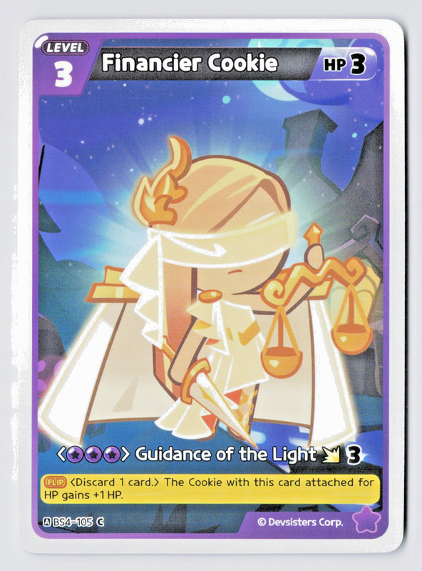 Financier Cookie BS4-105 – Age of Heroes and Kingdoms Cookie Run Non-Holo NM