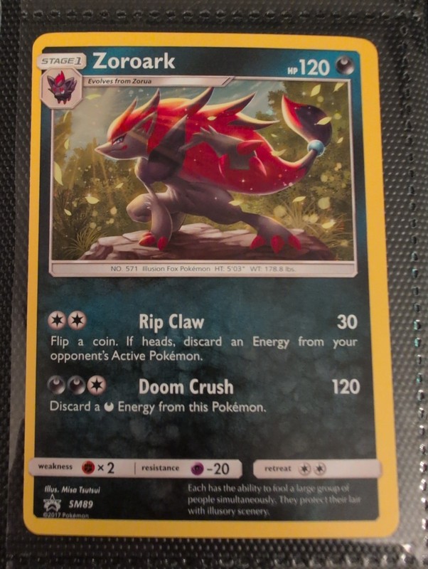 Zoroark SM89 Sm Holo With Swirl 🌀
