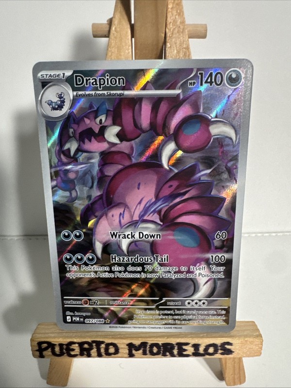 Drapion 97/88 Illustration Rare Holo Card – Pokemon Perfect Order Near Mint