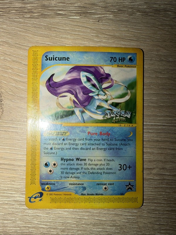 SUICUNE – 53 – Black Star Promo – Pokemon Card