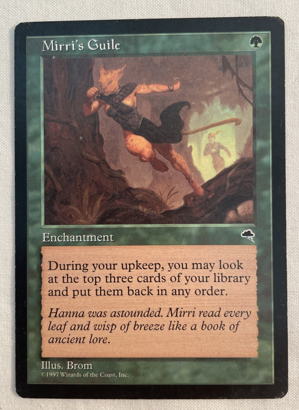 1x Mirri’s Guile Tempest MTG Magic the Gathering MP