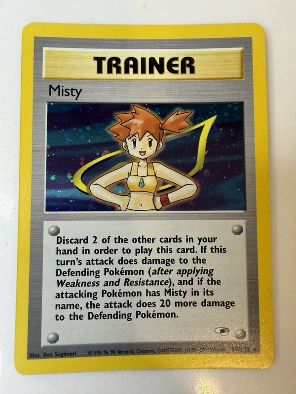 Wizards of the Coast Pokémon TCG Gym Heroes Misty 18/132 Holo Rare English