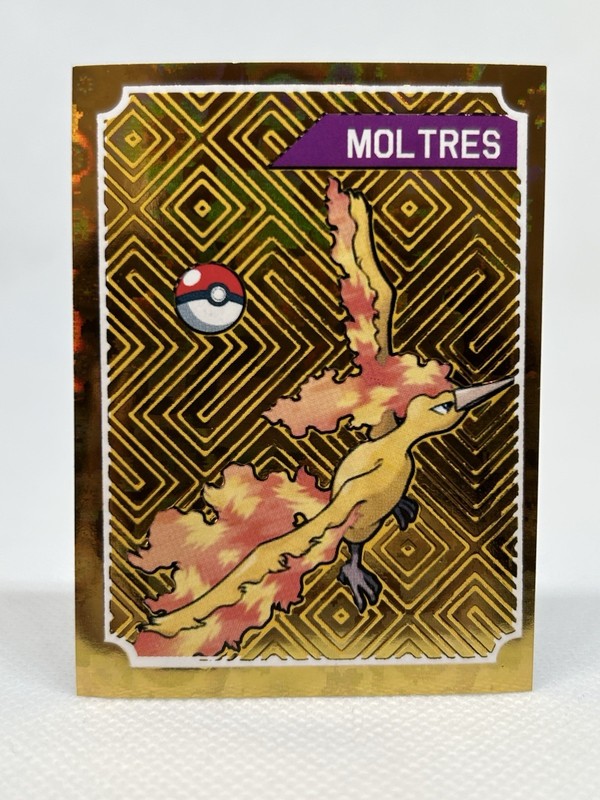 MOLTRES GOLD STICKER – LAST EVOLUTION – POKEMON