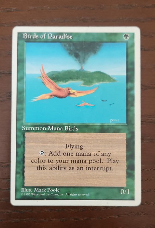 MTG Birds of Paradise 4th Edition Regular Rare