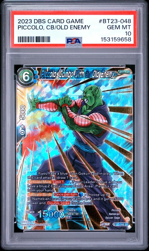 Piccolo Combo With an Old Enemy BT23-048 SR Foil Dragon Ball PSA 10