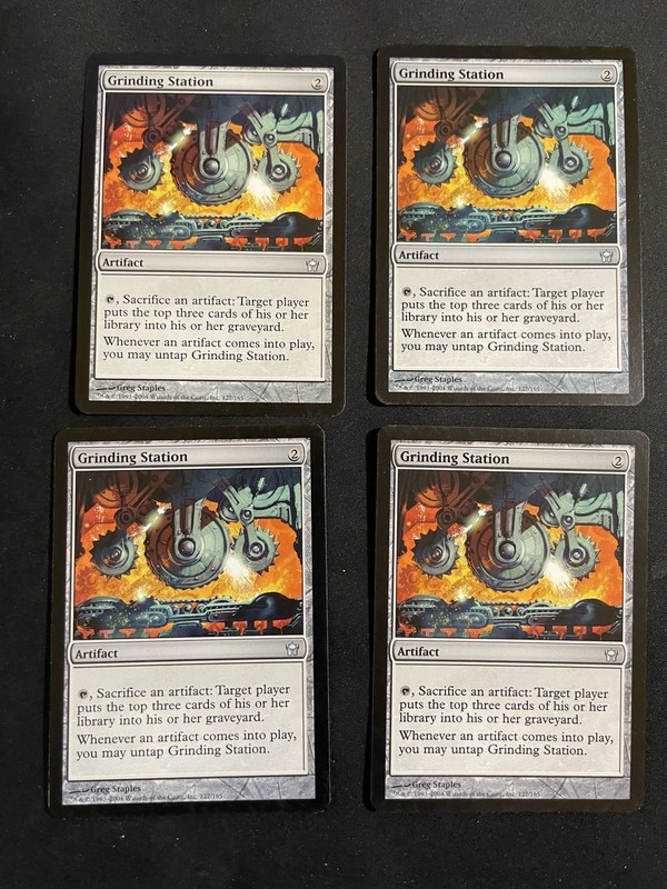 MtG X4 Grinding Station Fifth Dawn Magic the Gathering
